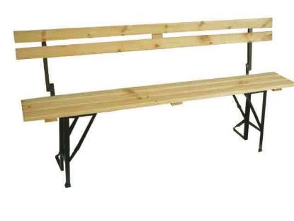 Picture of Folding Bench With Back