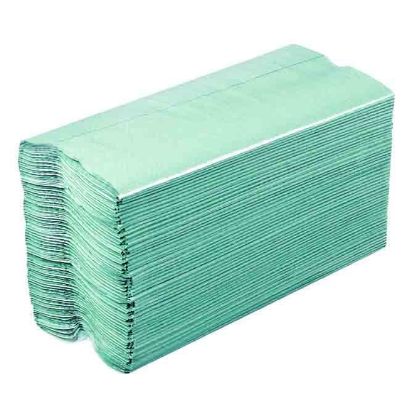 Picture of C Fold Hand Towels Green