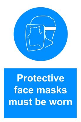 Picture of Protective Masks Must Be Worn 