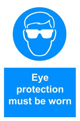 Picture of Eye Protection Must Be Worn 