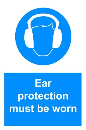 Picture of Ear Protection Must Be Worn