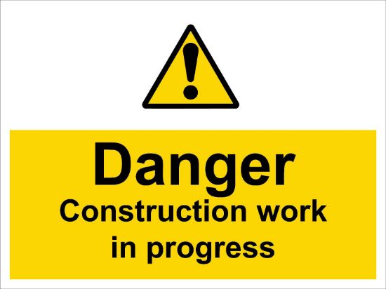 Picture of Danger Construction Work In Progress
