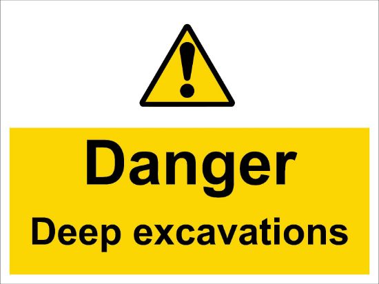 Picture of Danger Deep Excavation
