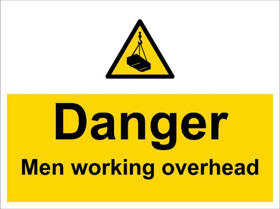 Picture of Danger Men Working Overhead