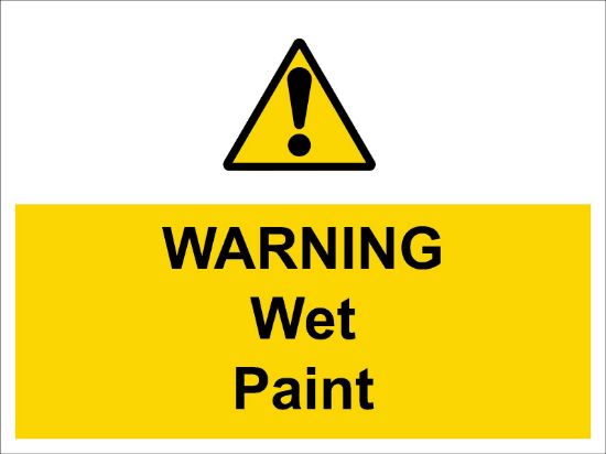 Picture of Warning Wet Paint