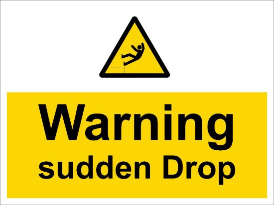 Picture of Warning Sudden Drop