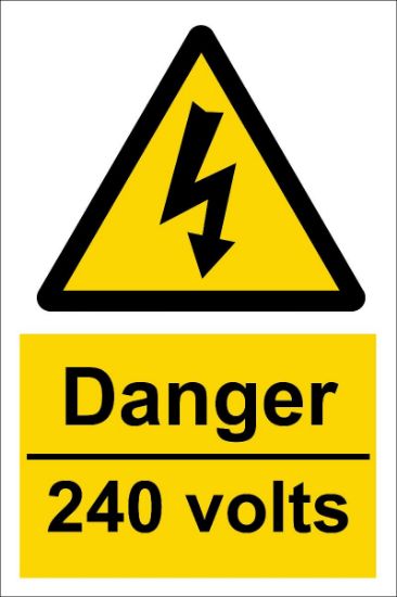 Picture of Danger 240 Volts