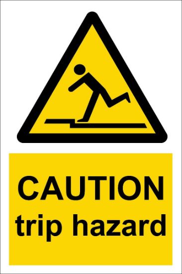 Picture of Caution Trip Hazard