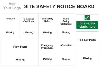 Picture of Site Safety Board  + Your Own Logo