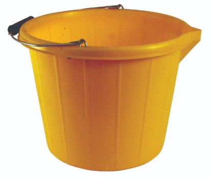 Picture of Yellow 'Pour and Scoop' Bucket