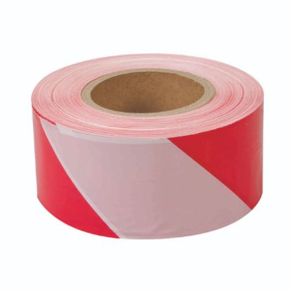 red and white Non Adhesive Barrier Tape