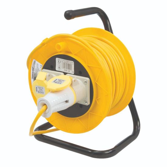 Picture of Cable Reel 110v Freestanding 2 Socket
