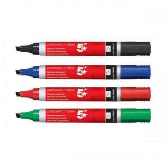 Picture of Permanent Marker Assorted Pack of 4 Markers