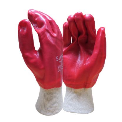 Picture of Red PVC Gloves