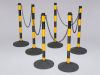 Picture of Plastic Chain Post Barrier Set 