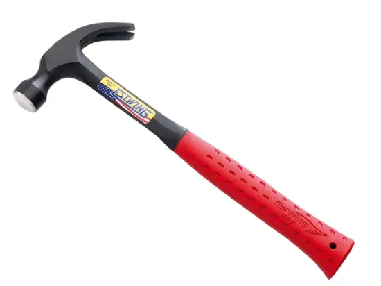 Picture of E3/20C Curved Claw Hammer - Red Vinyl Grip 560g 