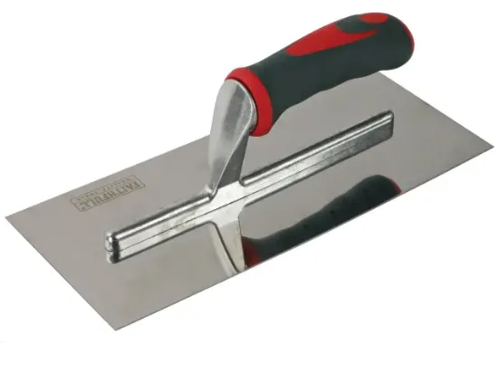 Picture of Plasterer's Finishing Trowel Stainless Steel Soft Grip Handle 