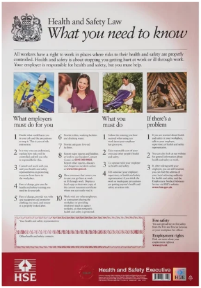 Picture of Health & Safety Law Poster 