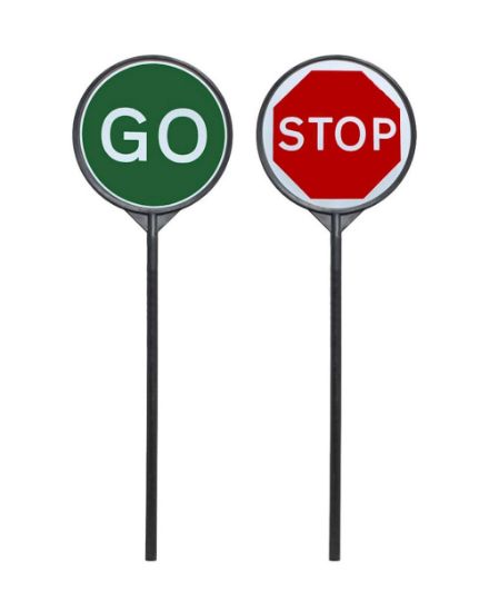 Picture of Stop / Go Lollipop Sign 