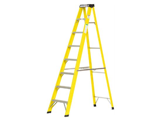 Picture of  8 Tread Fiberglass Step Ladder