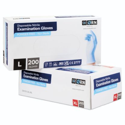 Picture of Blue Nitrile Glove 