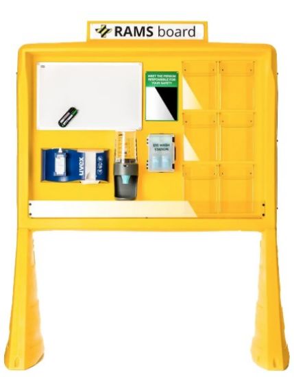 Picture of RAMS Board - Yellow Workplace Safety 