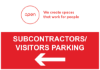 Picture of OC Subcontractors / visitors parking - Arrow