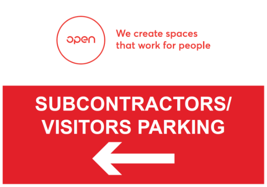 Picture of OC Subcontractors / visitors parking - Arrow
