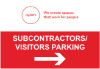 Picture of OC Subcontractors / visitors parking - Arrow