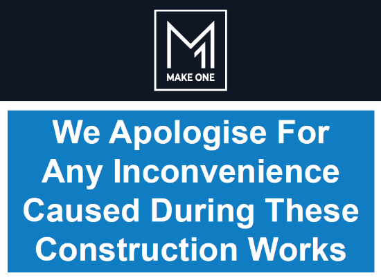 Picture of We Apologise For Any Inconvenience Caused