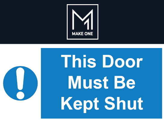Picture of This Door Must Be Kept Shut