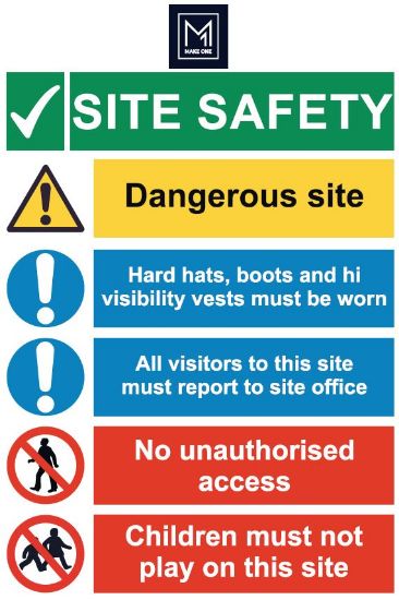 Picture of Site Safety - 5 Point - Dangerous Site