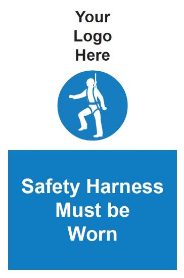 Picture of Safety Harness Must Be Worn 