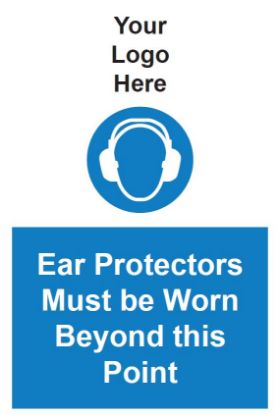 Picture of Ear Protectors Must Be Worn Beyond This Point 