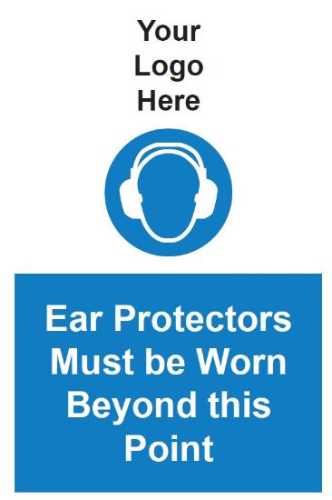 Picture of Ear Protectors Must Be Worn Beyond This Point 