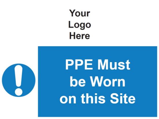 Picture of PPE must be Worn on this Site 