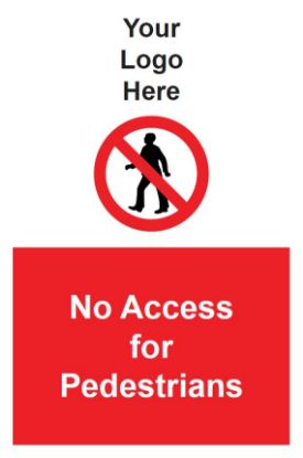 Picture of No Access for Pedestrians 
