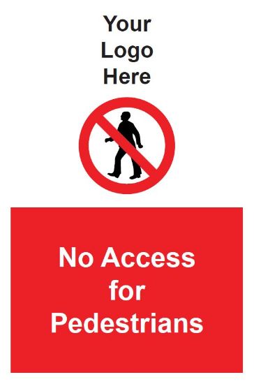 Picture of No Access for Pedestrians 