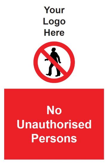 Picture of No Unauthorised Persons