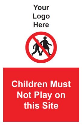 Picture of Children Must Not Play on this Site 