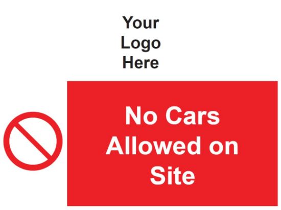 Picture of No Cars Allowed on Site 
