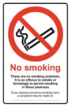 Picture of No Smoking - Complaint 