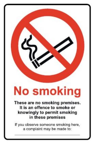 Picture of No Smoking - Complaint 
