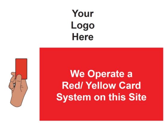 Picture of We Operate a Red / Yellow Card System on this Site 