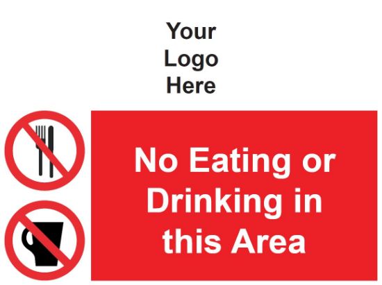 Picture of No Eating or Drinking in this Area 