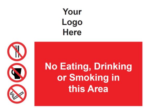 Picture of No Eating or Drinking or Smoking in this Area