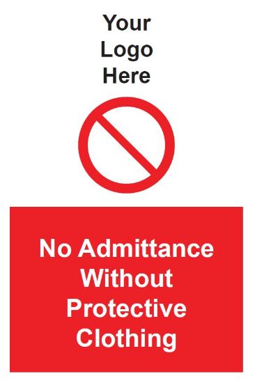 Picture of No Admittance without Protective Clothing