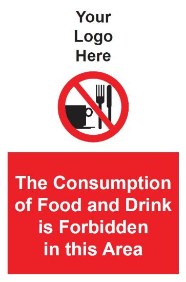 Picture of The Consumption of Food and Drink is Forbidden in this Area