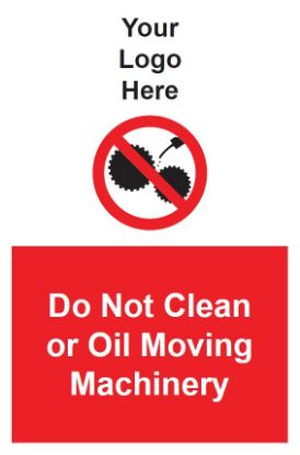 Picture of Do Not Clean or Oil Moving Machinery