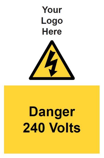 Picture of Danger 240 Volts 